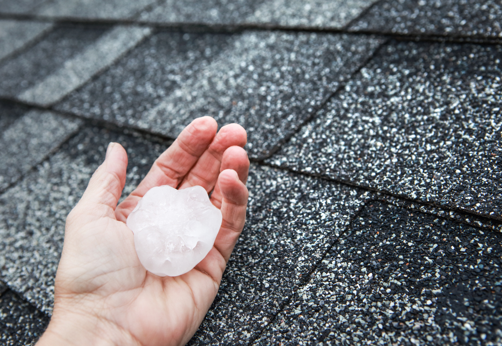 storm damage roof repair in wichita