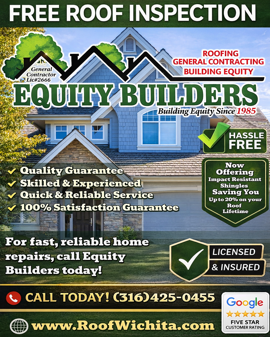 quality roof system home protection